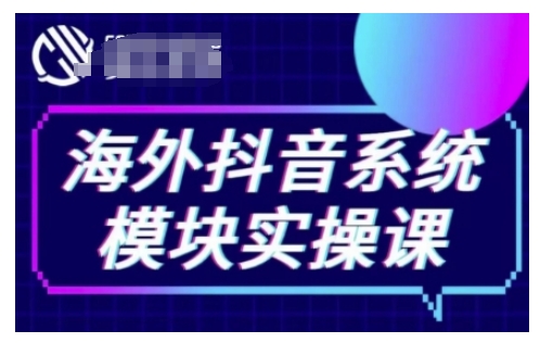 海外抖音Tiktok系统模块实操课，TK短视频带货，TK直播带货，TK小店端实操等-全网项目副业VIP教程分享_知识付费课程虚拟资源代理加盟