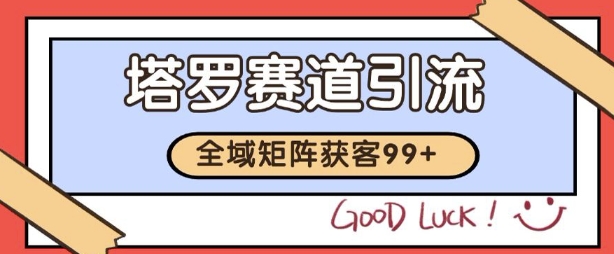 小红书某音塔罗赛道引流获客 自热矩阵日引200+【揭秘】-全网项目副业VIP教程分享_知识付费课程虚拟资源代理加盟